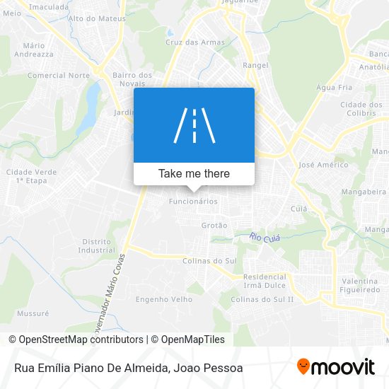 Rua Emília Piano De Almeida map