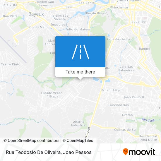 Rua Teodosio De Oliveira map