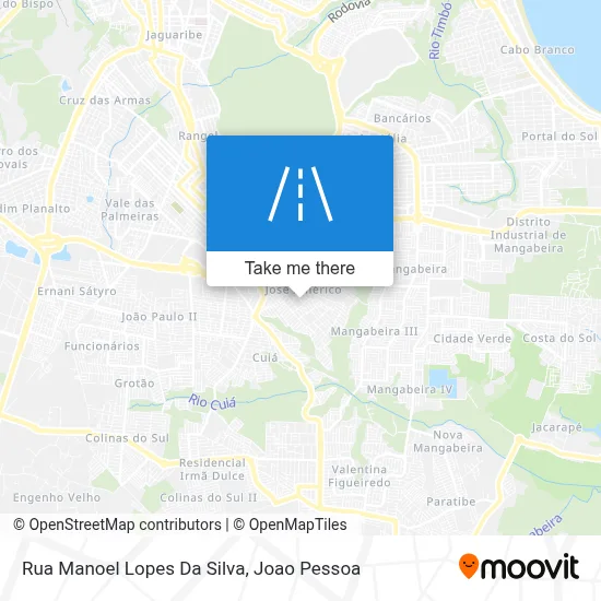 Rua Manoel Lopes Da Silva map