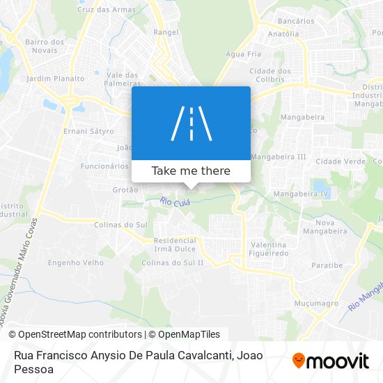 Mapa Rua Francisco Anysio De Paula Cavalcanti