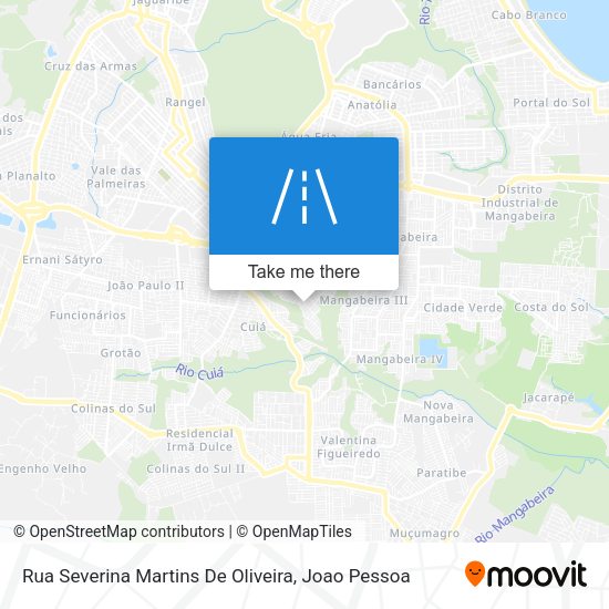 Rua Severina Martins De Oliveira map