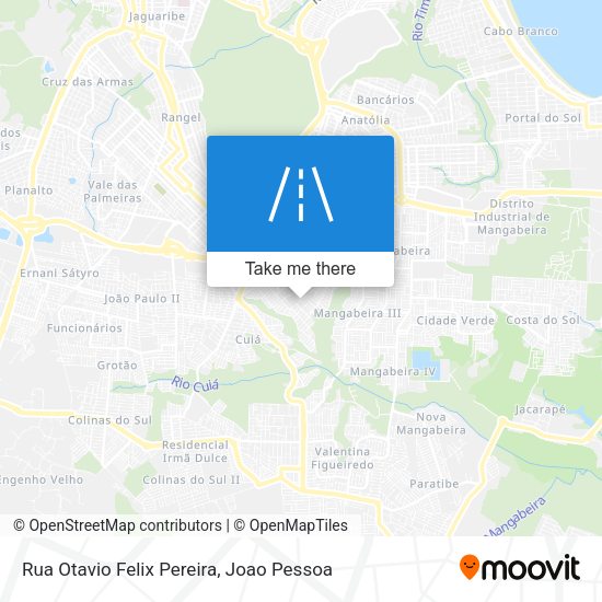 Rua Otavio Felix Pereira map
