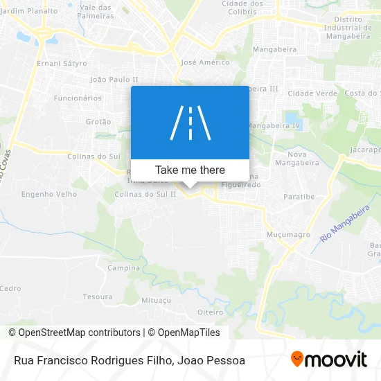 Rua Francisco Rodrigues Filho map