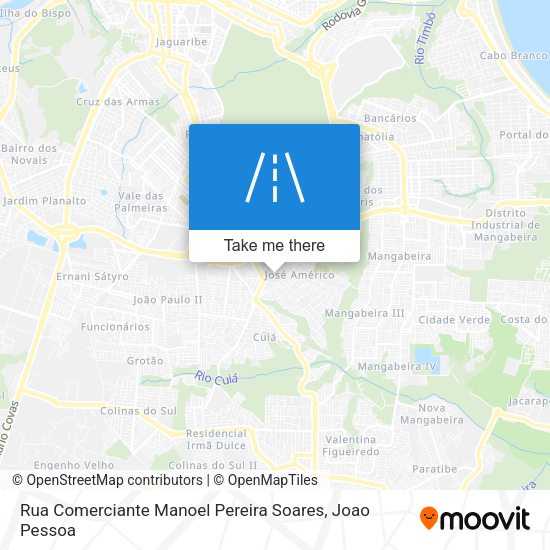 Rua Comerciante Manoel Pereira Soares map