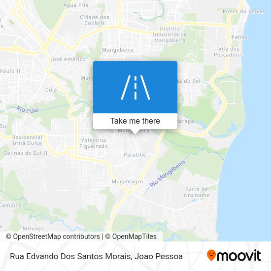 Rua Edvando Dos Santos Morais map