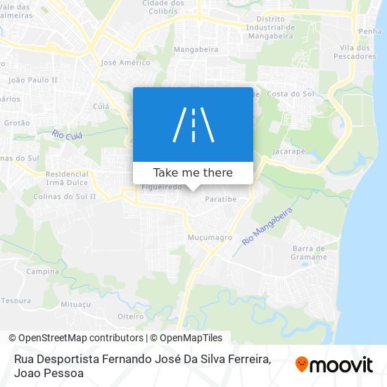 Rua Desportista Fernando José Da Silva Ferreira map