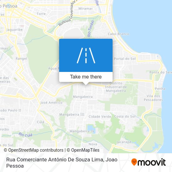 Rua Comerciante Antônio De Souza Lima map