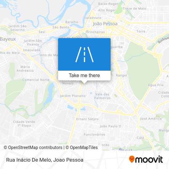 Rua Inácio De Melo map