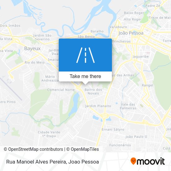 Rua Manoel Alves Pereira map