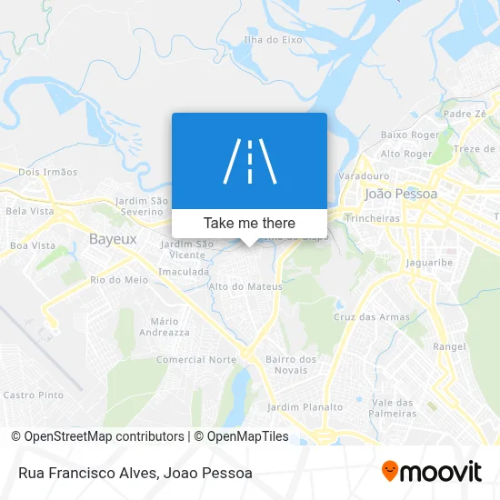 Rua Francisco Alves map
