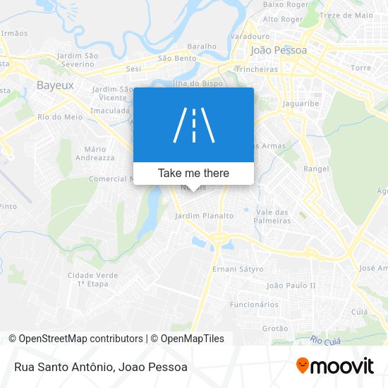 Rua Santo Antônio map