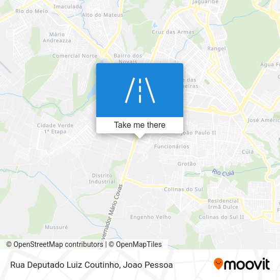 Rua Deputado Luiz Coutinho map