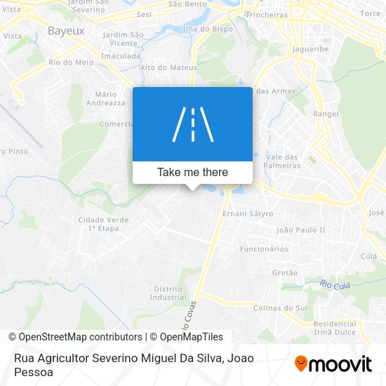 Rua Agricultor Severino Miguel Da Silva map