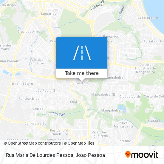 Rua Maria De Lourdes Pessoa map