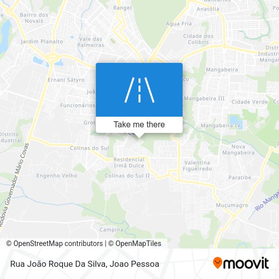 Rua João Roque Da Silva map