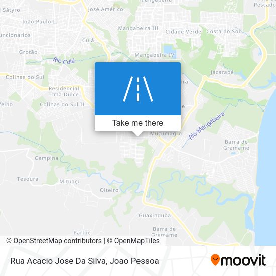 Rua Acacio Jose Da Silva map