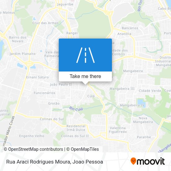 Rua Araci Rodrigues Moura map