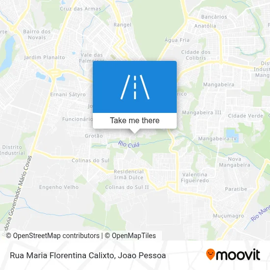 Rua Maria Florentina Calixto map