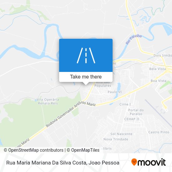 Rua Maria Mariana Da Silva Costa map