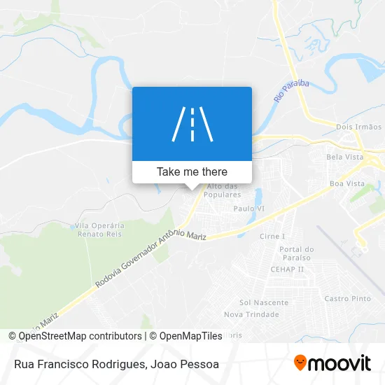 Rua Francisco Rodrigues map