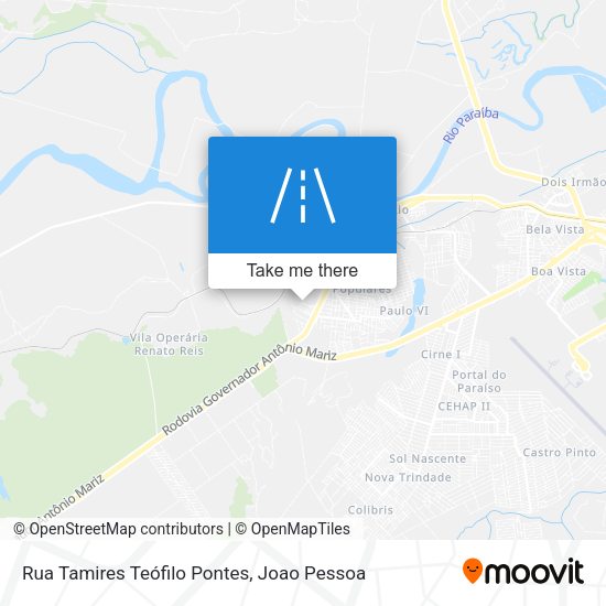 Rua Tamires Teófilo Pontes map