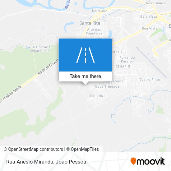 Rua Anesio Miranda map