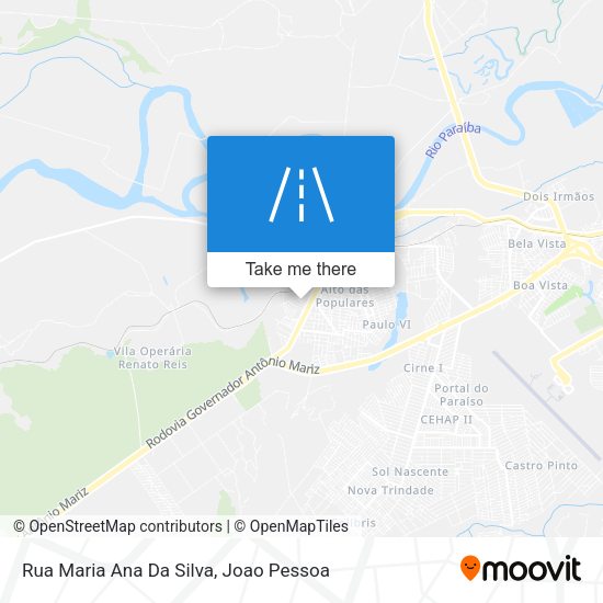 Rua Maria Ana Da Silva map