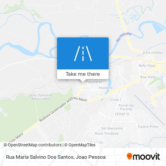 Rua Maria Salvino Dos Santos map