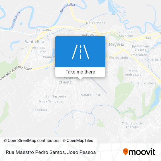 Rua Maestro Pedro Santos map