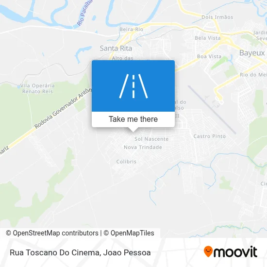 Rua Toscano Do Cinema map