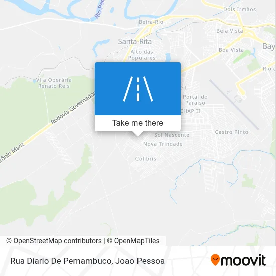 Rua Diario De Pernambuco map