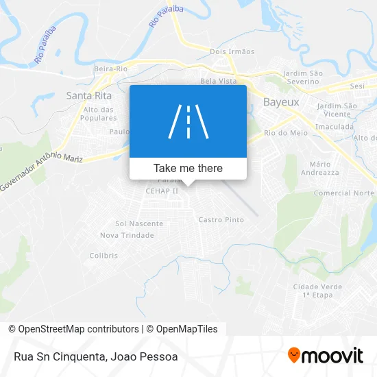 Rua Sn Cinquenta map