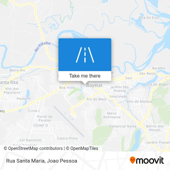 Rua Santa Maria map