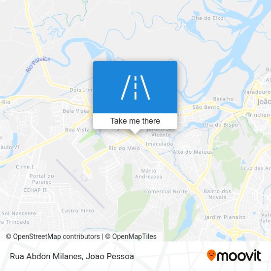 Rua Abdon Milanes map