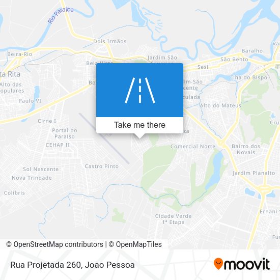 Rua Projetada 260 map