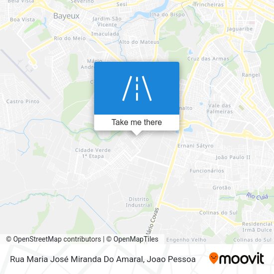Rua Maria José Miranda Do Amaral map