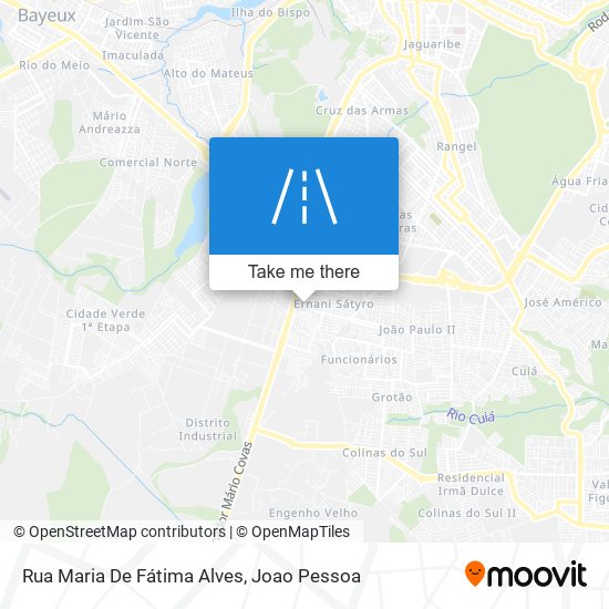 Mapa Rua Maria De Fátima Alves