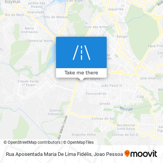 Rua Aposentada Maria De Lima Fidélis map