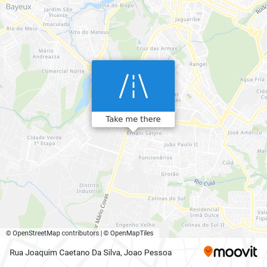 Mapa Rua Joaquim Caetano Da Silva