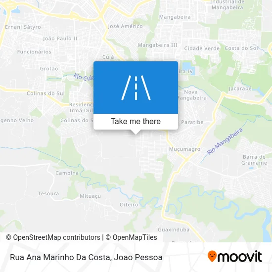 Rua Ana Marinho Da Costa map