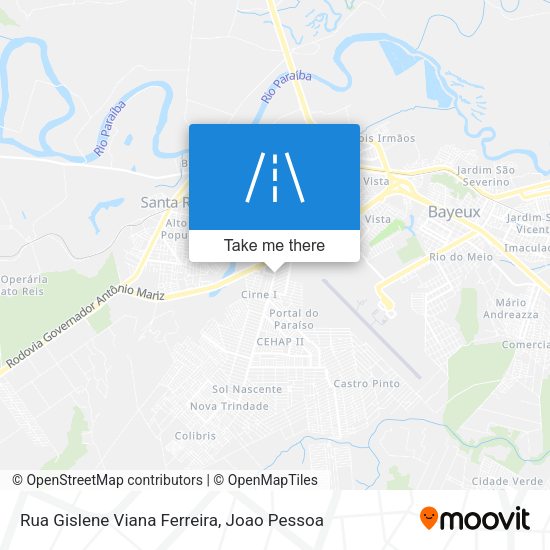 Rua Gislene Viana Ferreira map