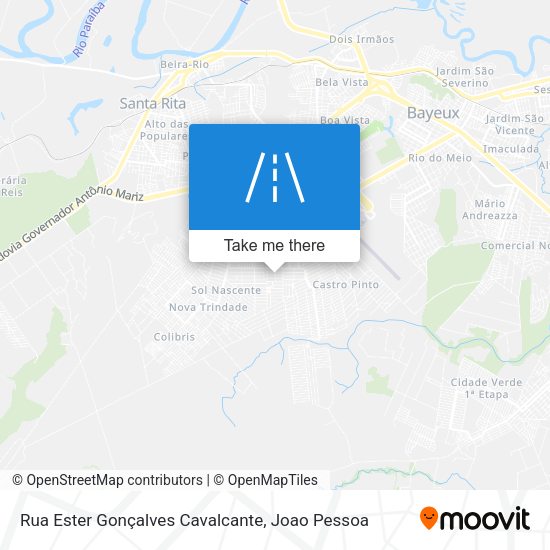 Rua Ester Gonçalves Cavalcante map