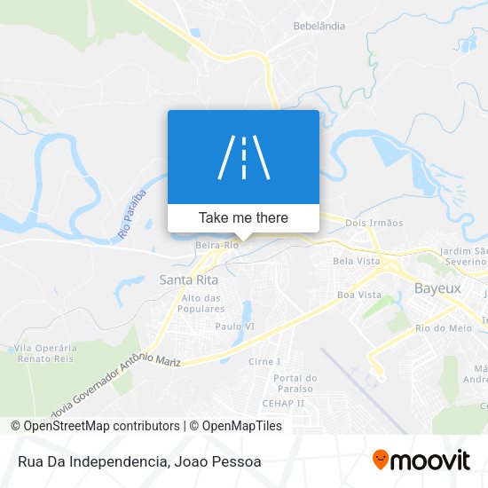 Rua Da Independencia map