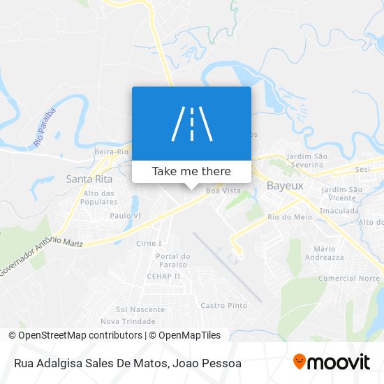 Rua Adalgisa Sales De Matos map