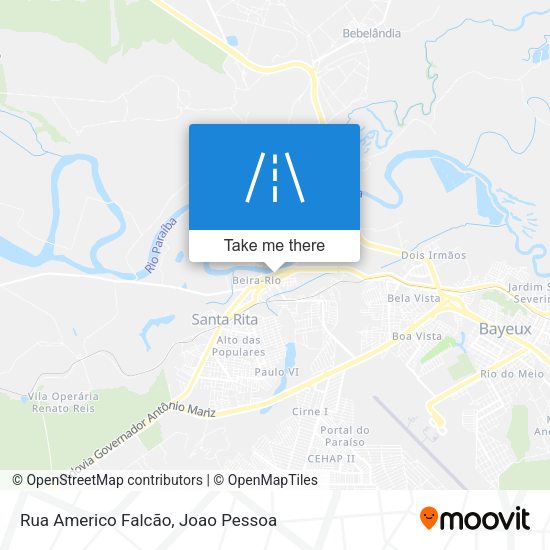 Rua Americo Falcão map