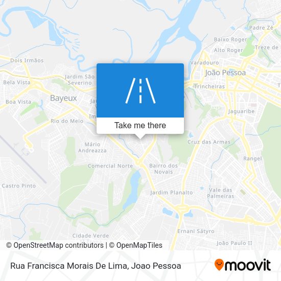 Rua Francisca Morais De Lima map