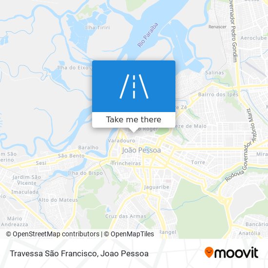 Travessa São Francisco map