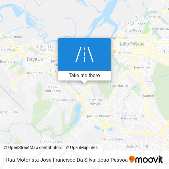 Rua Motorista José Francisco Da Silva map