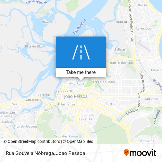 Rua Gouveia Nóbrega map