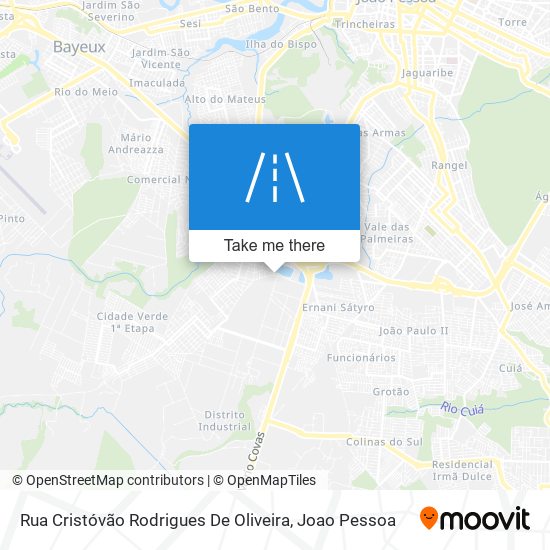 Rua Cristóvão Rodrigues De Oliveira map